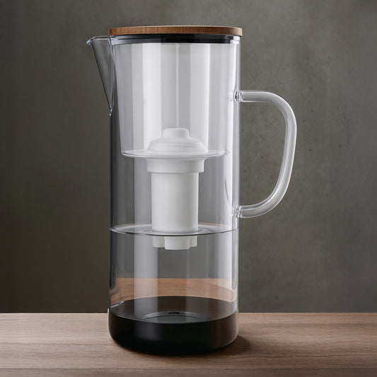 Freco 14 Cup/3.5L Glass Water Filter Pitcher