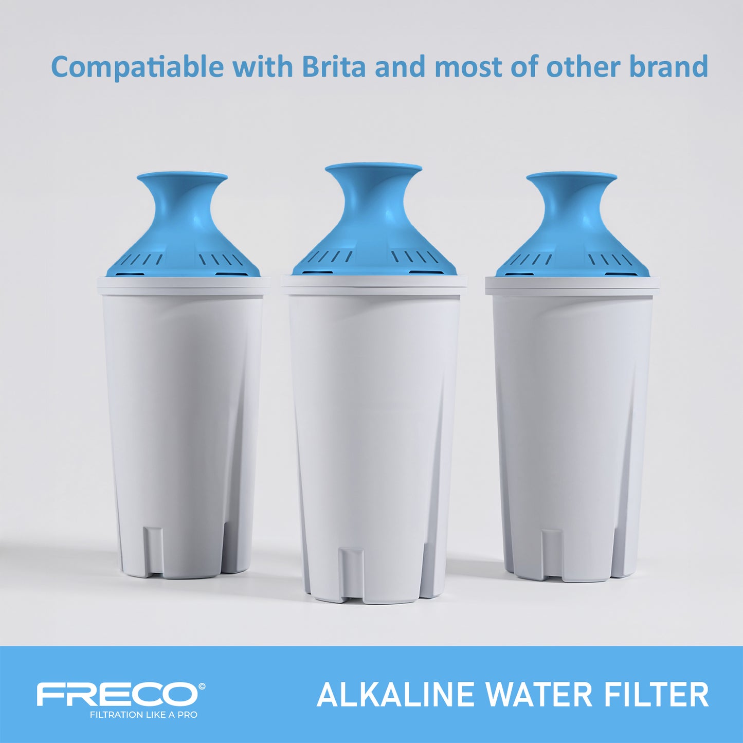 Freco Replacement Alkaline Water Filters for Pitchers